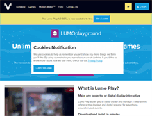 Tablet Screenshot of lumoplay.com